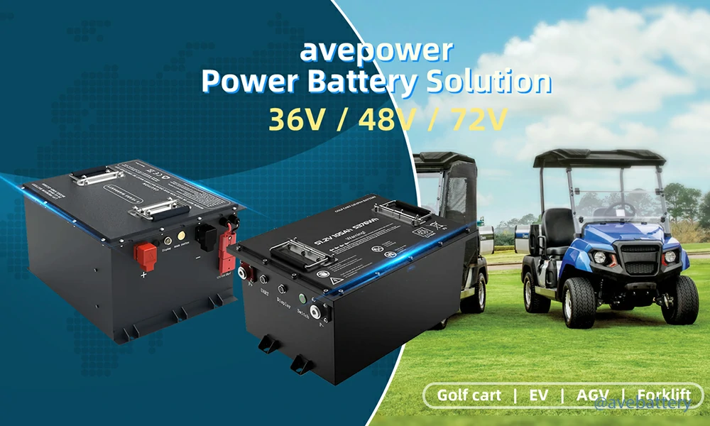 48v lithium ion golf cart battery