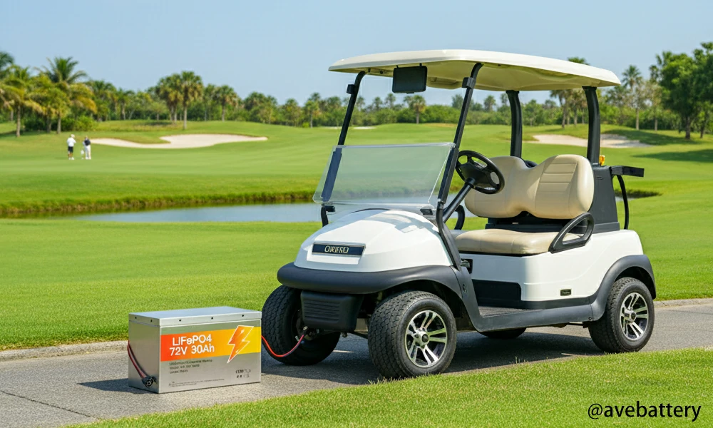 72 volt golf carts battery