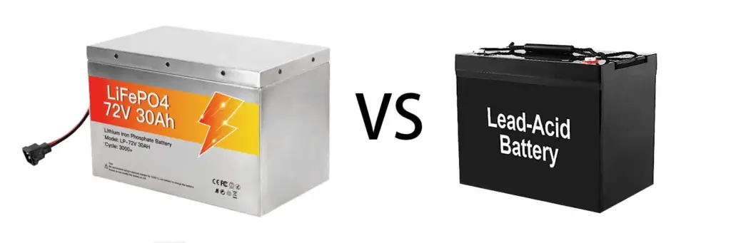 72v 30ah lithium battery_ vs lead acid battery