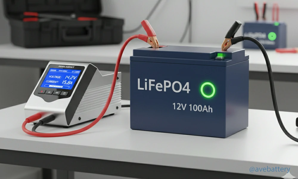 how to charge lifepo4 battery at home