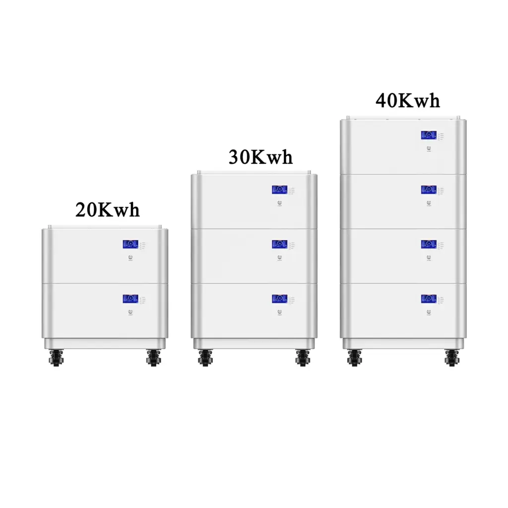 stackable 48v lifepo4 battery pack – 20kwh, 30kwh 40kwh modular energy storage