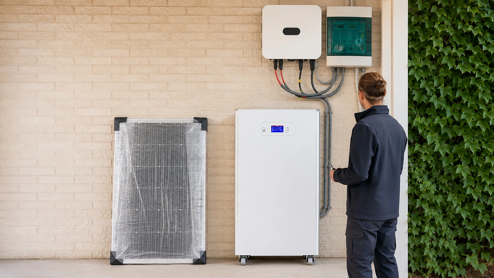 battery installation at home