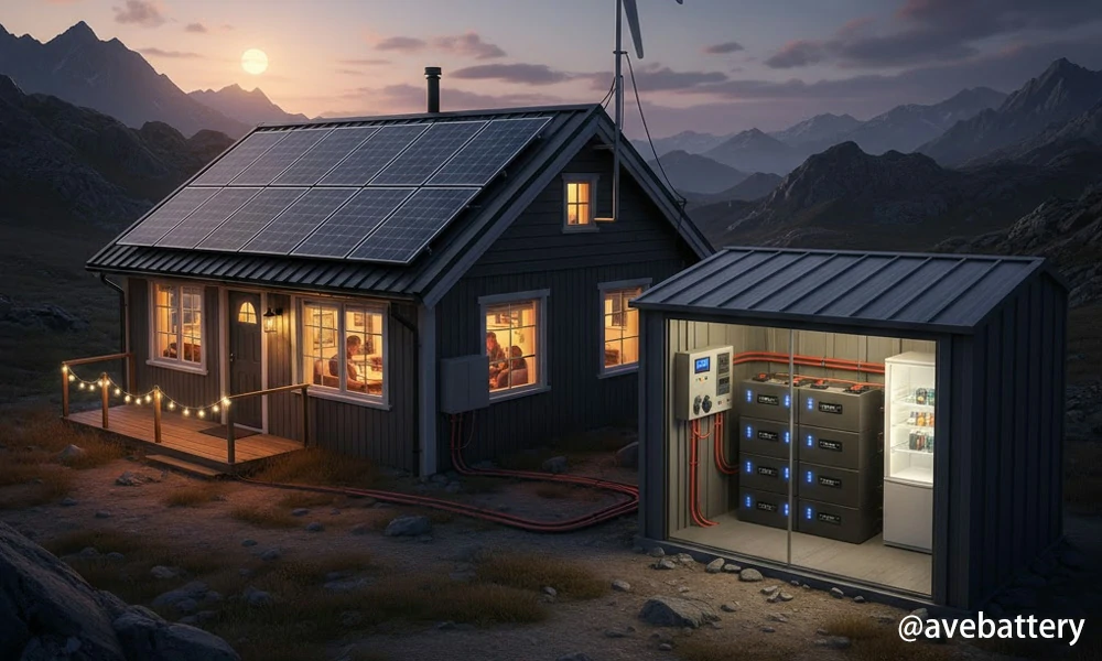 top off grid battery options for home energy storage
