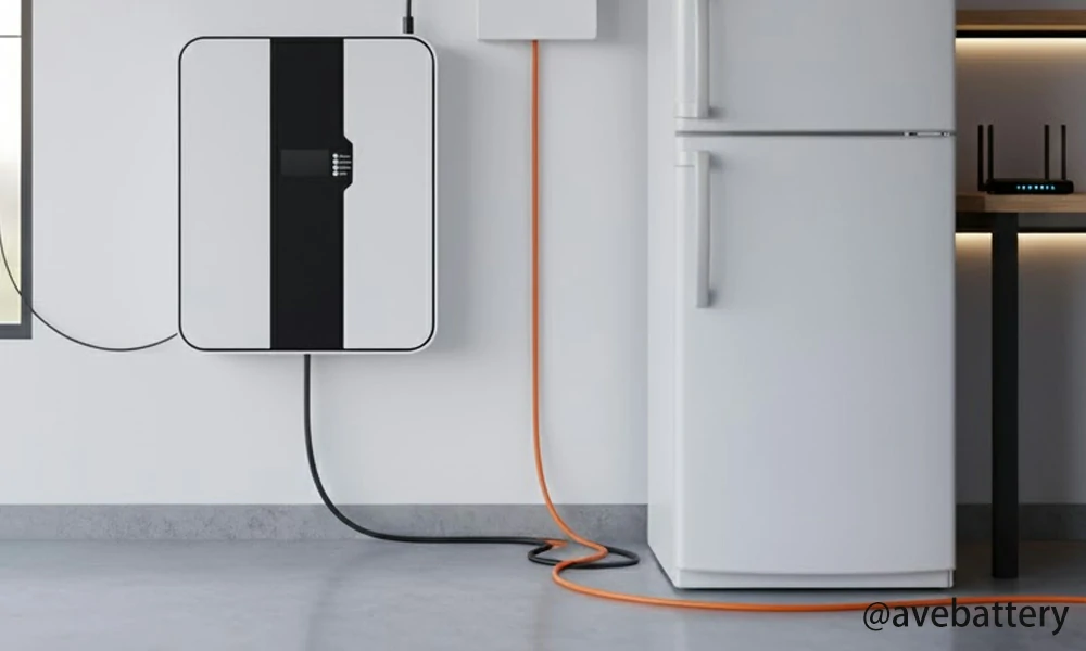 what size battery backup do i need for a refrigerator