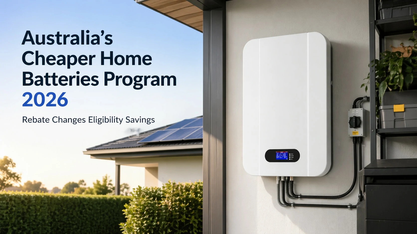 cheaper home batteries program