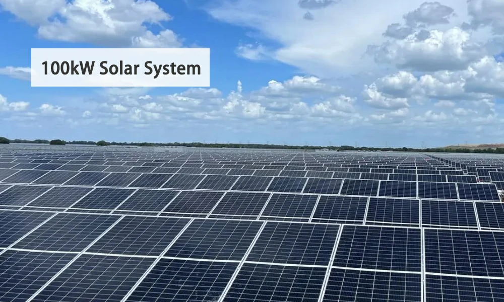 100kW solar system