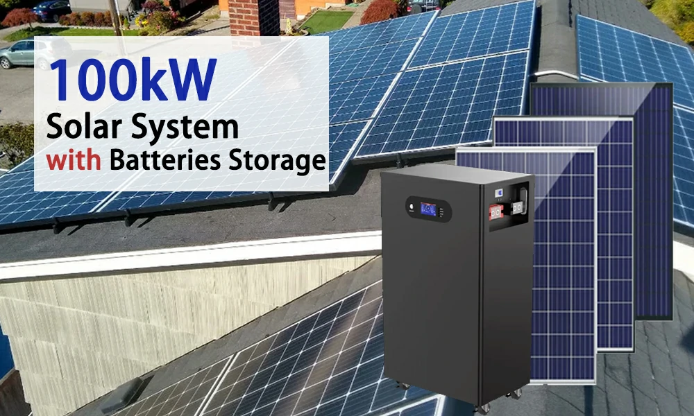 100kw solar system with battery