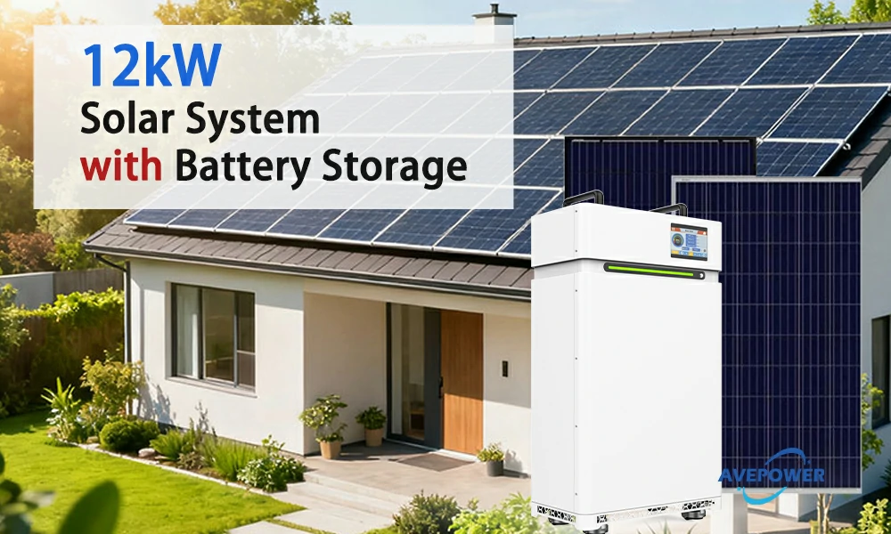 12kw solar system with battery storage cost