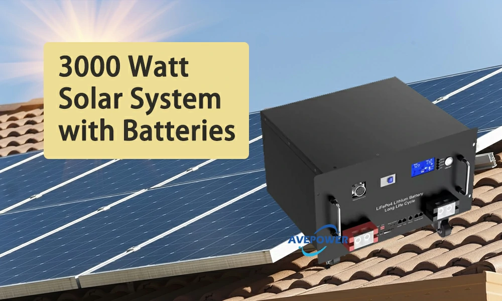 3000 watt solar system with batteries