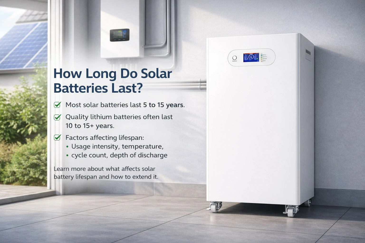 how long do solar batteries last