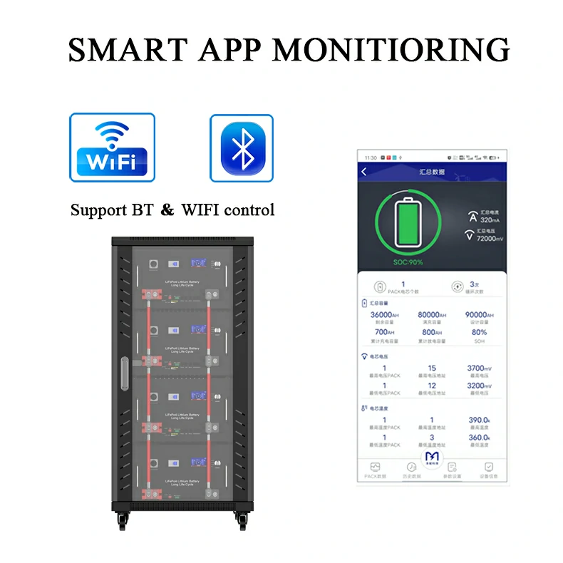 smart wifi control 20kWh home solar battery