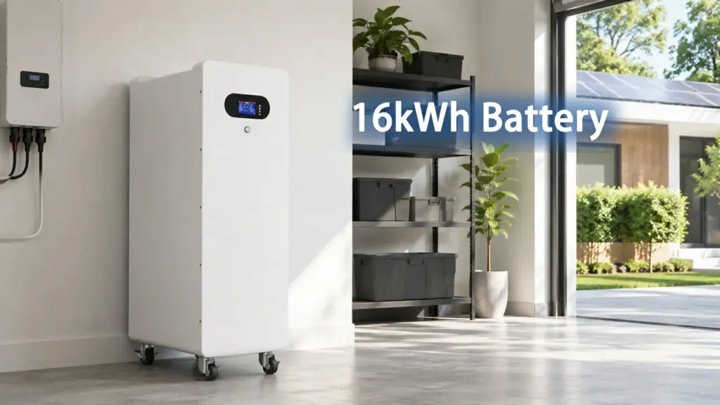 Armazenamento de bateria de 16kwh