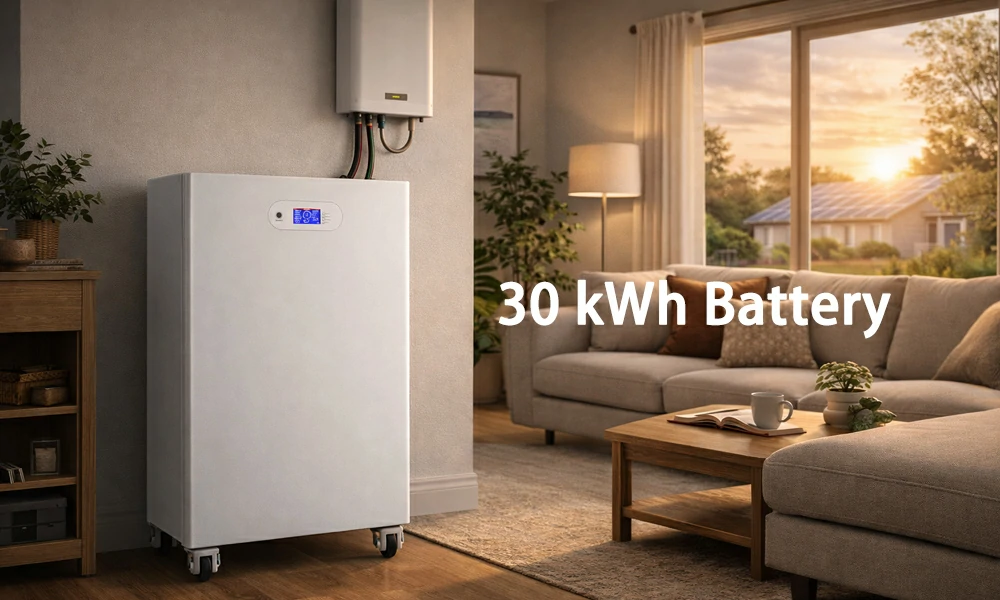 30kwh battery storage