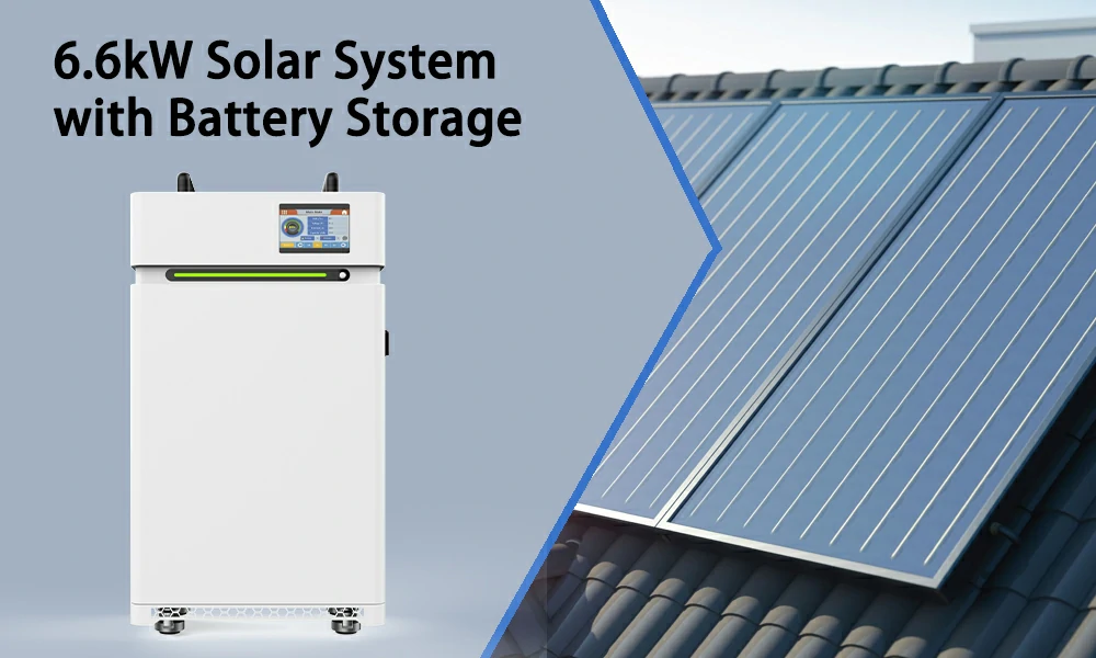 6.6kW solar system with battery price