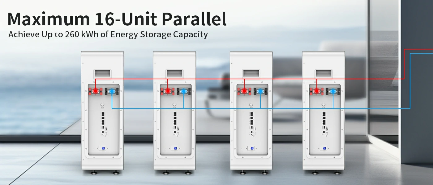 Modular 8kWh battery storage solution