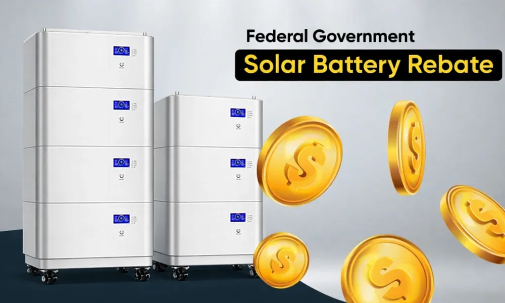 federal government solar battery rebate