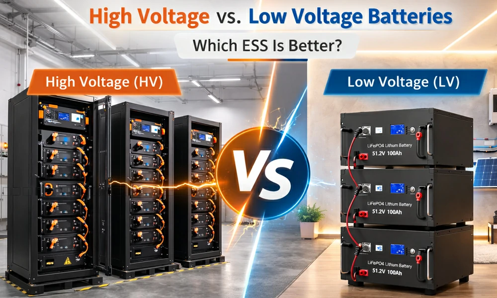 high voltage vs low voltage batteries