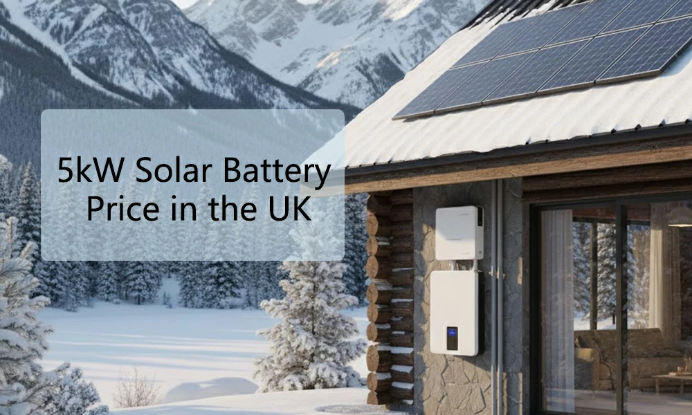 how much does a 5kW solar battery cost in the UK