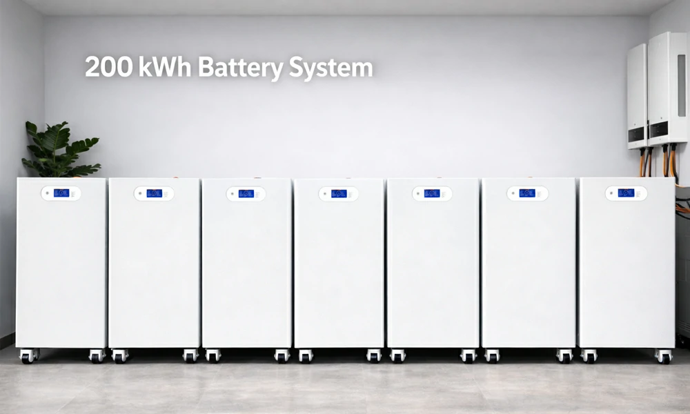 200 kwh battery storage