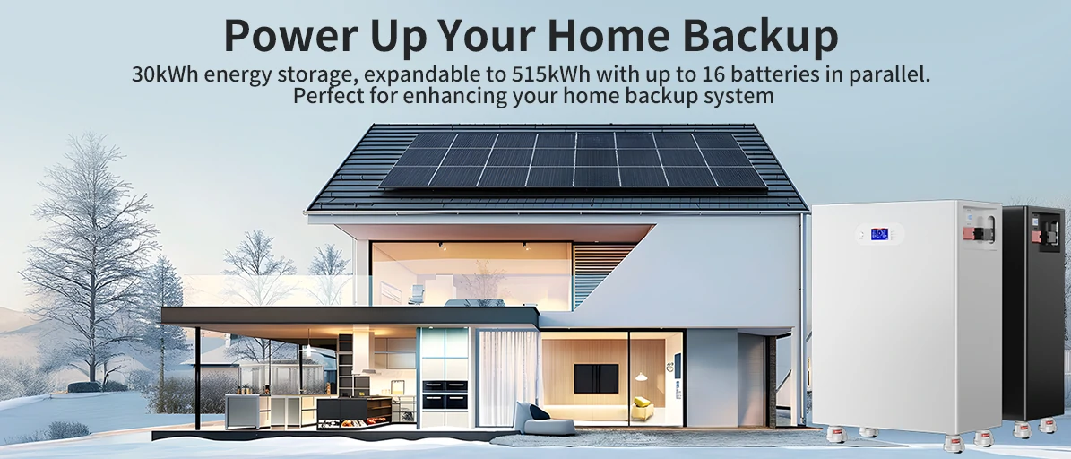 30kWh solar battery storage solution for solar panels