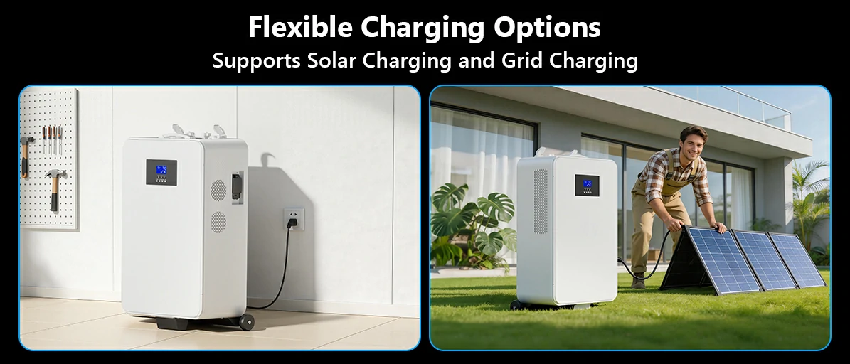 5kwh home battery for solar energy and backup powe