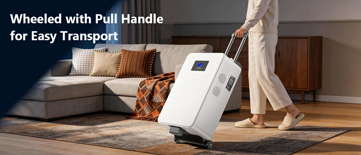 5kwh portable battery with solar inverter