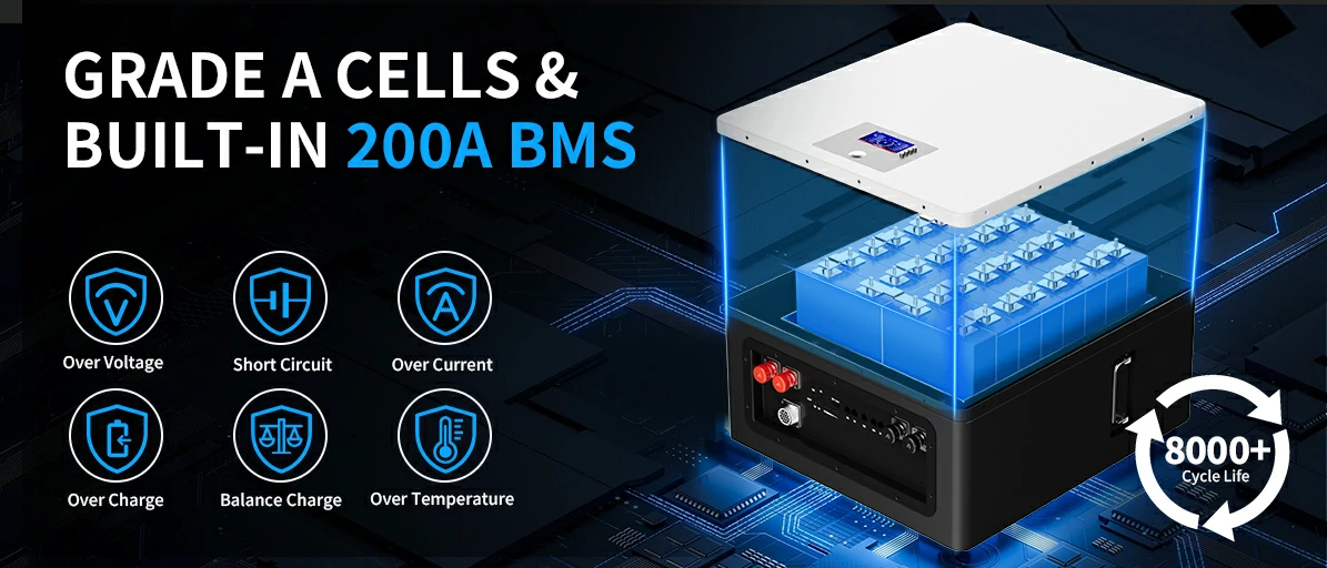 avepower 10kwh battery cabinet with ventilation design