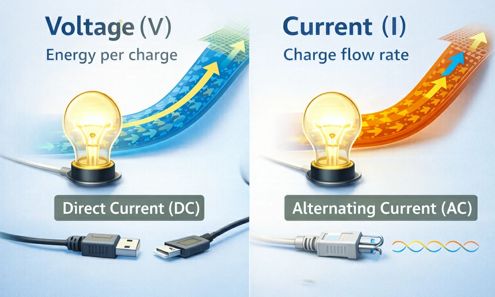 difference between direct and alternating current