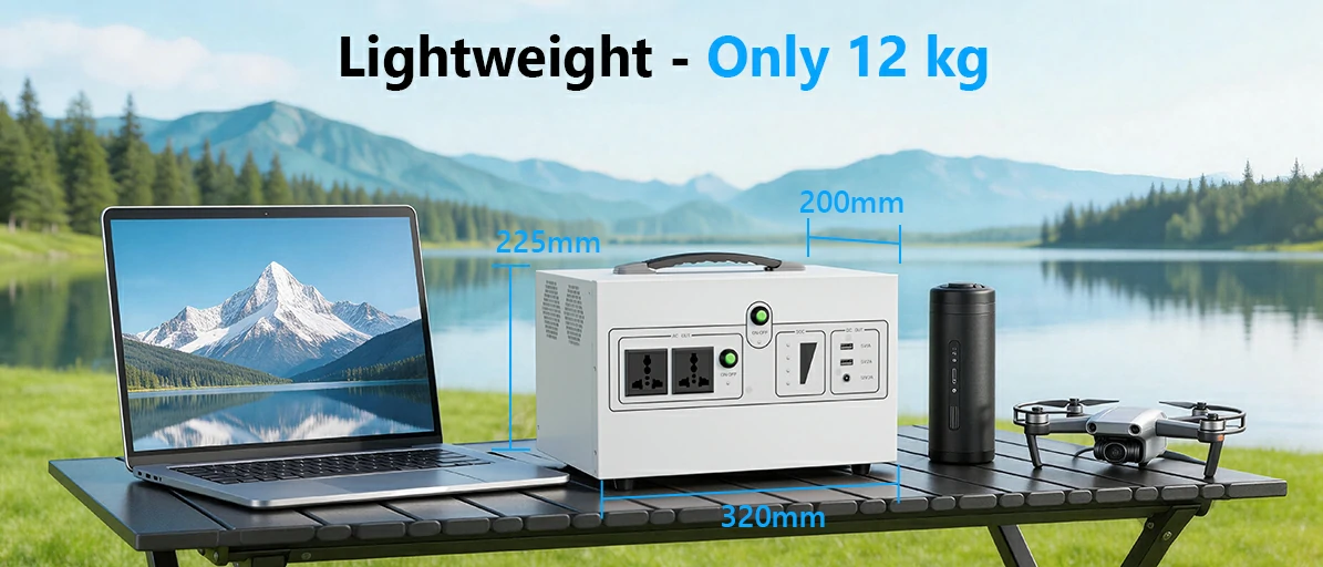 high capacity portable solar battery for off grid outdoor power