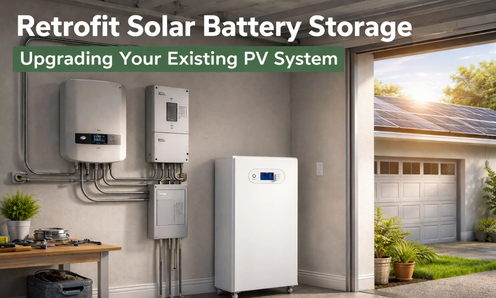 retrofit battery storage to existing pv systems