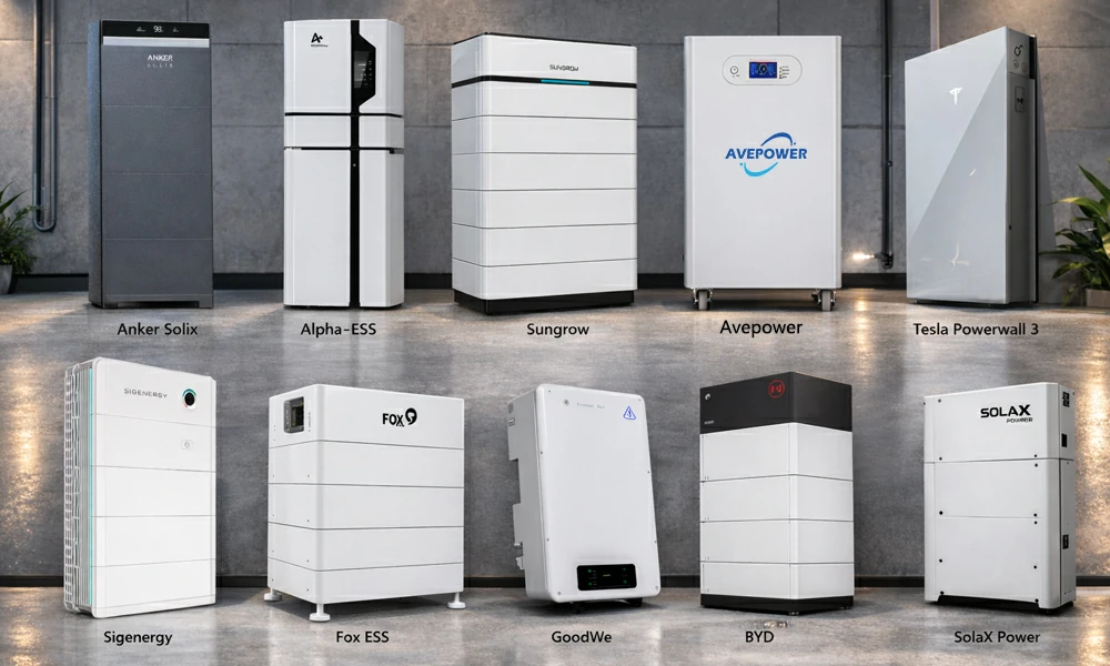 top 10 solar battery company