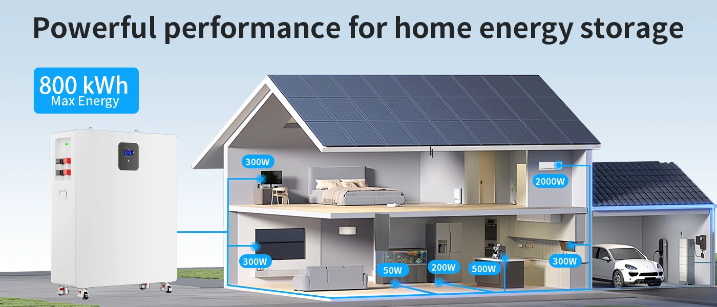 50kwh solar battery for home energy storage