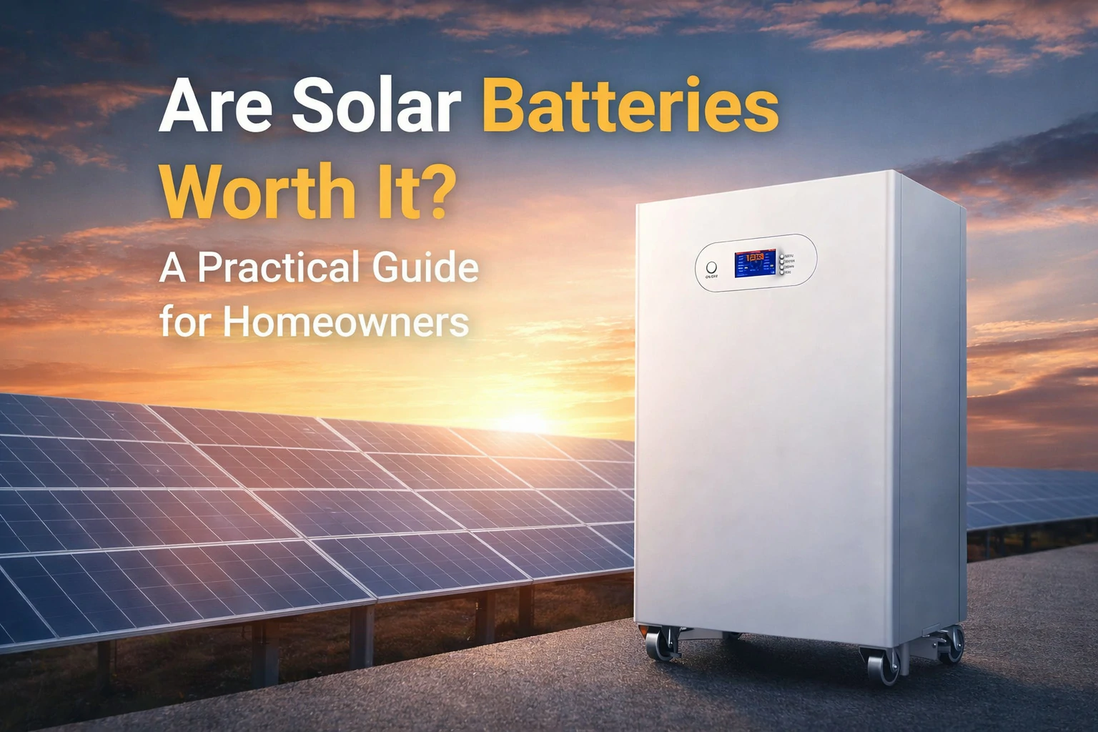 are solar batteries worth it