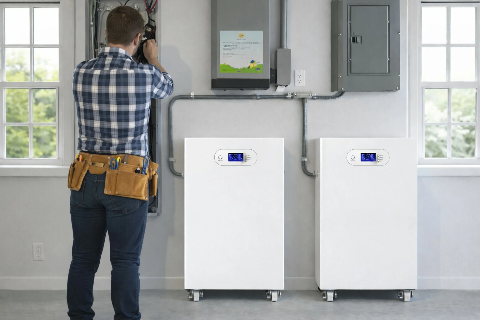 can solar batteries be installed in loft​