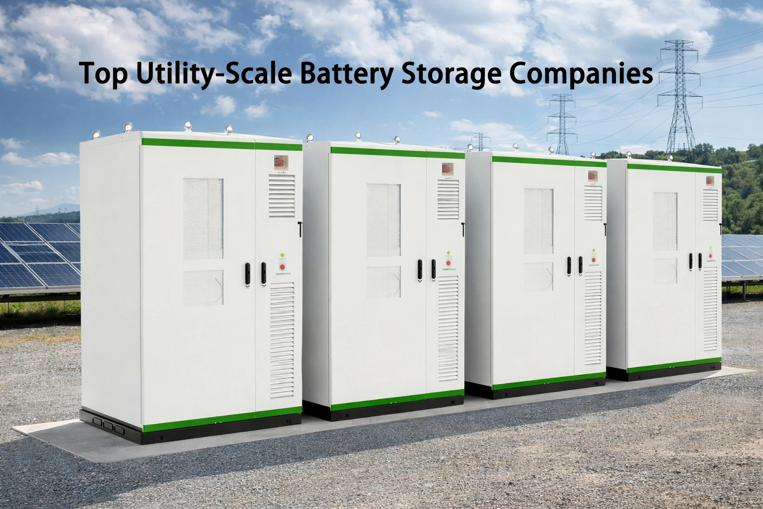top utility-scale battery storage companies
