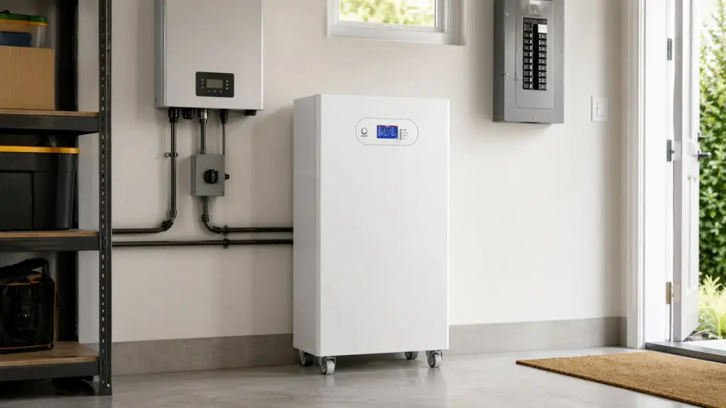 where should a solar battery be installed instead