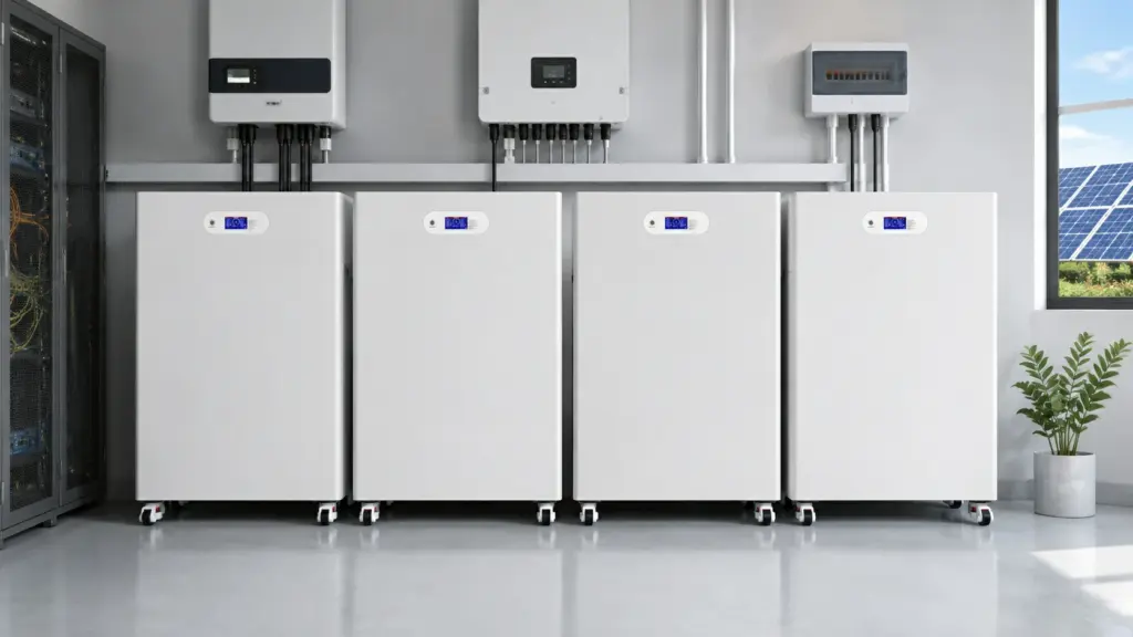 110 kwh battery for home and small commercial solar storage