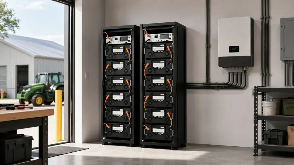 Armazenamento de bateria de 120 kWh
