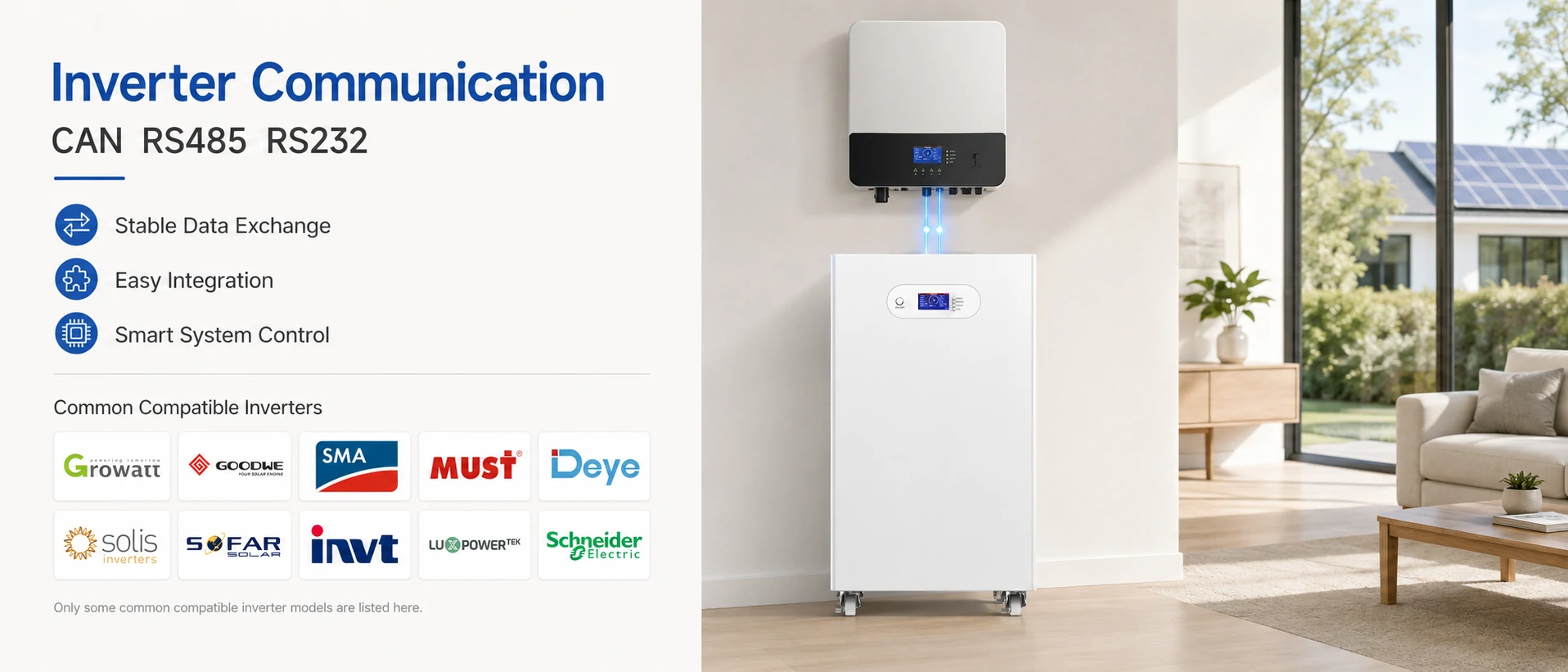 15kwh home battery with inverter communication function