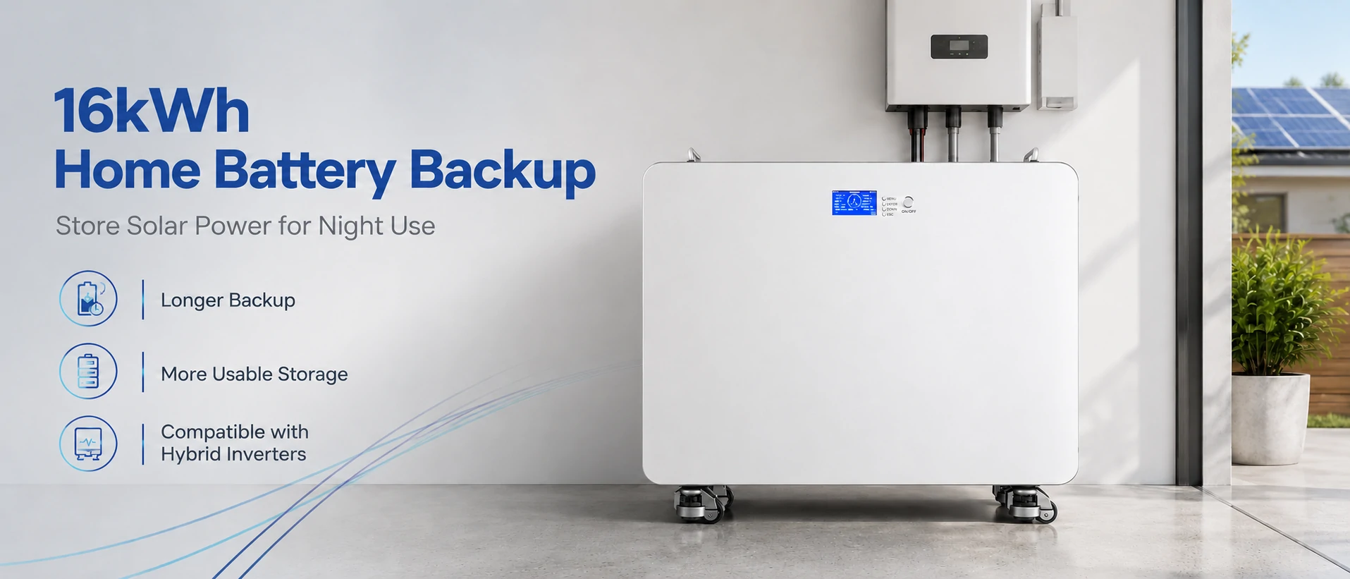 16kwh 48V 300Ah LiFePO4 battery for home solar energy storage