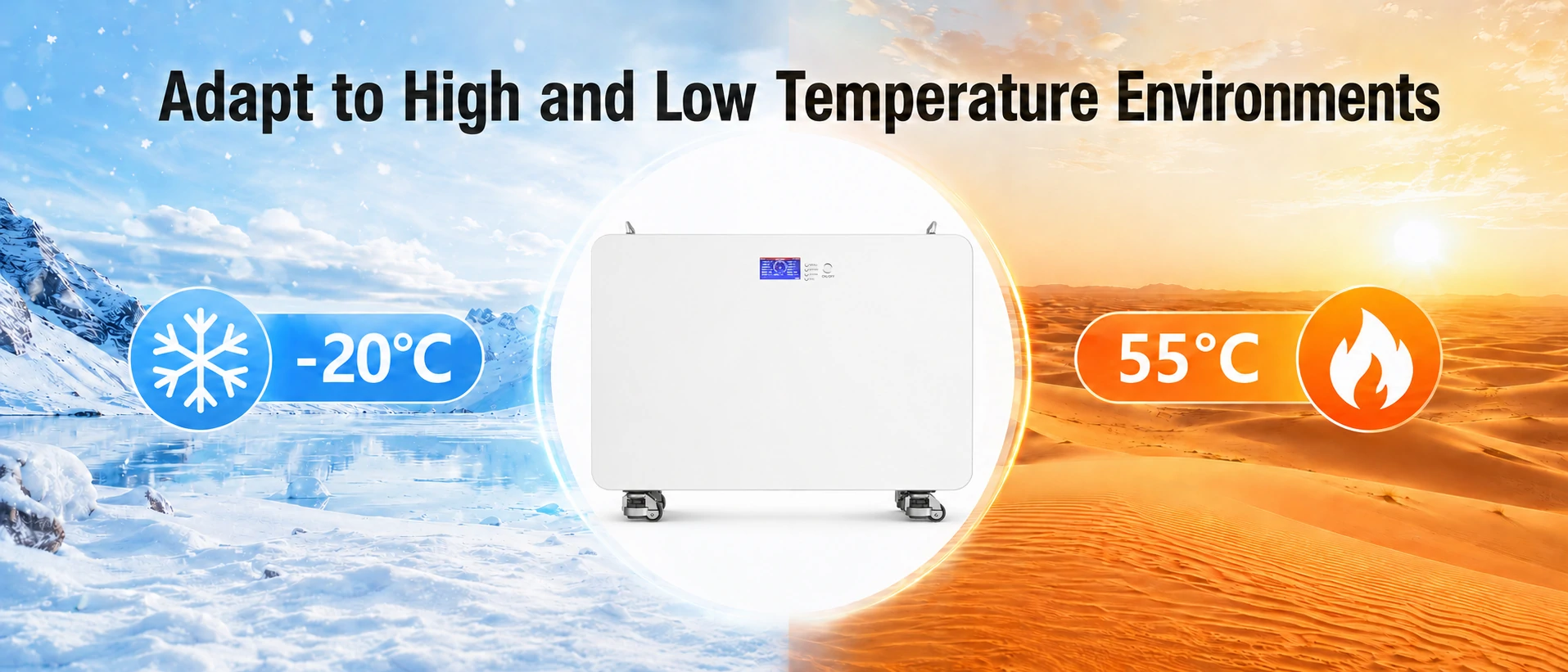 16kwh battery suitable for many installation environments