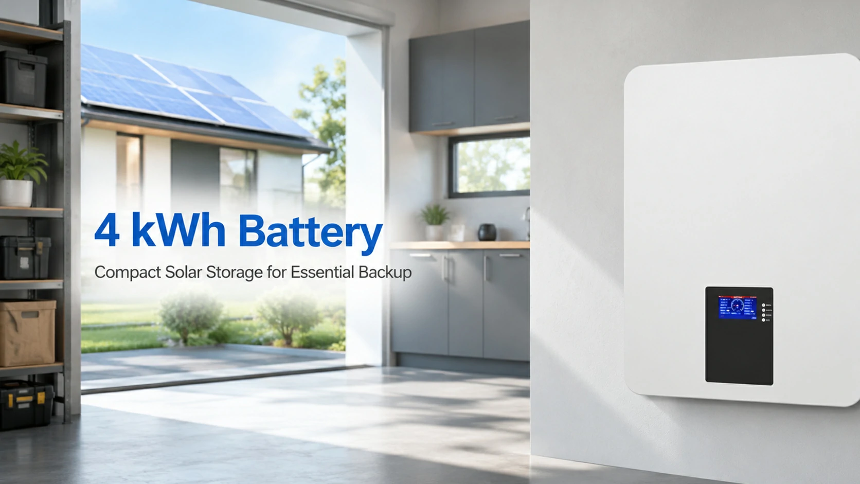 4 kwh battery storage systems for home solar energy