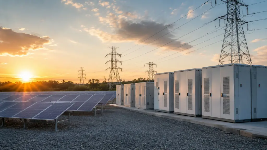 community solar and battery storage