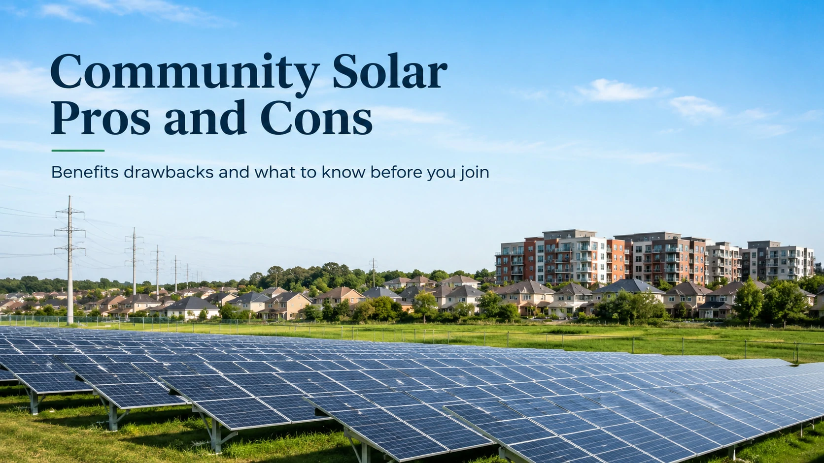 community solar pros and cons