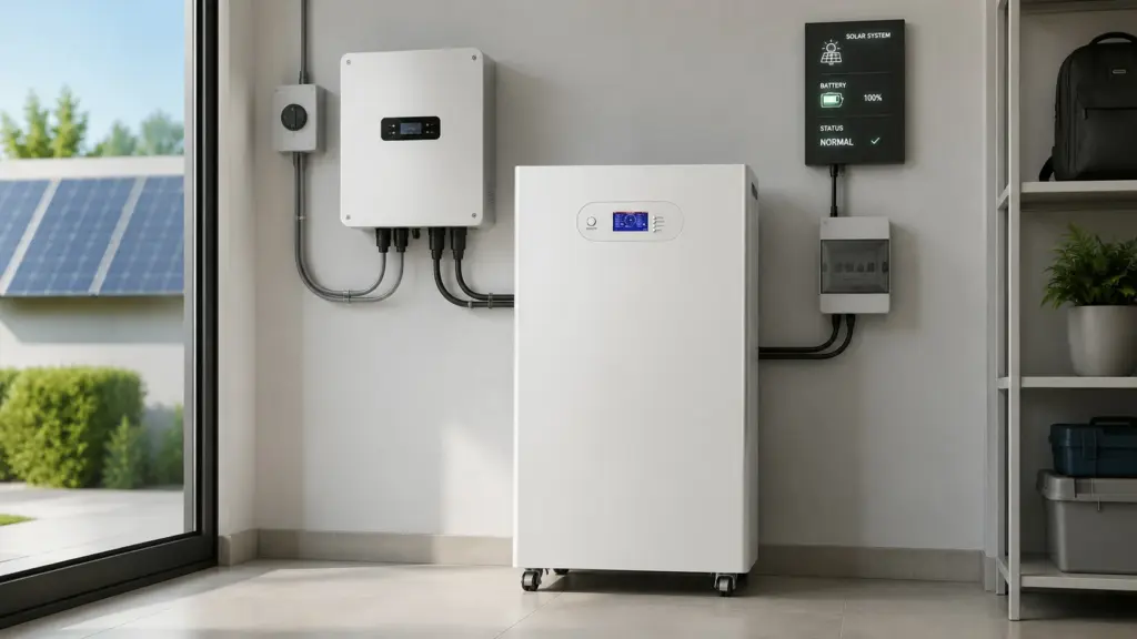 cons of solar battery storage