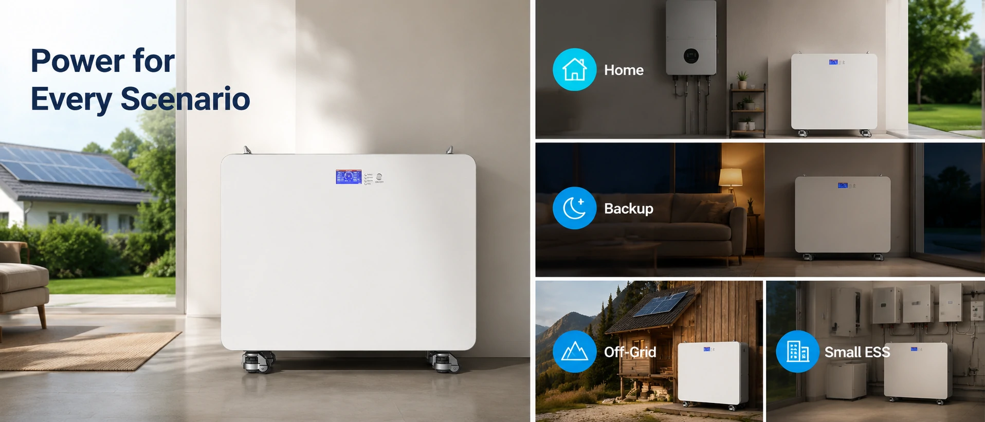 efficient home battery backup with 16kwh lifepo4 48v 300ah
