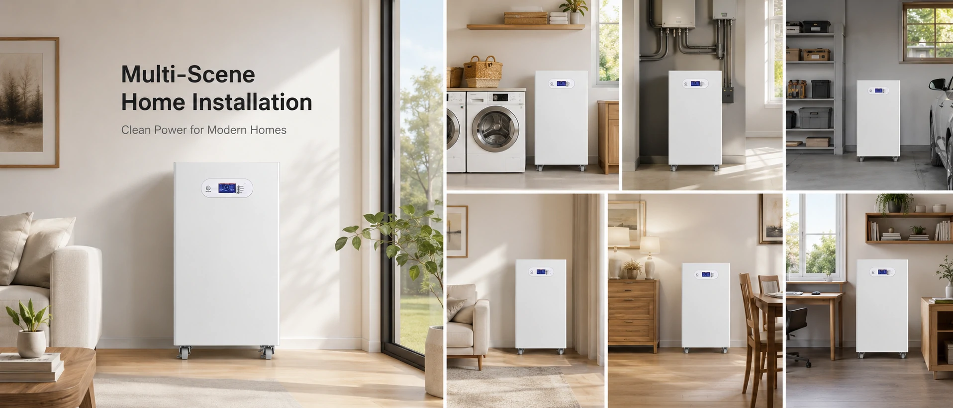 flexible 15kwh home energy storage installation system