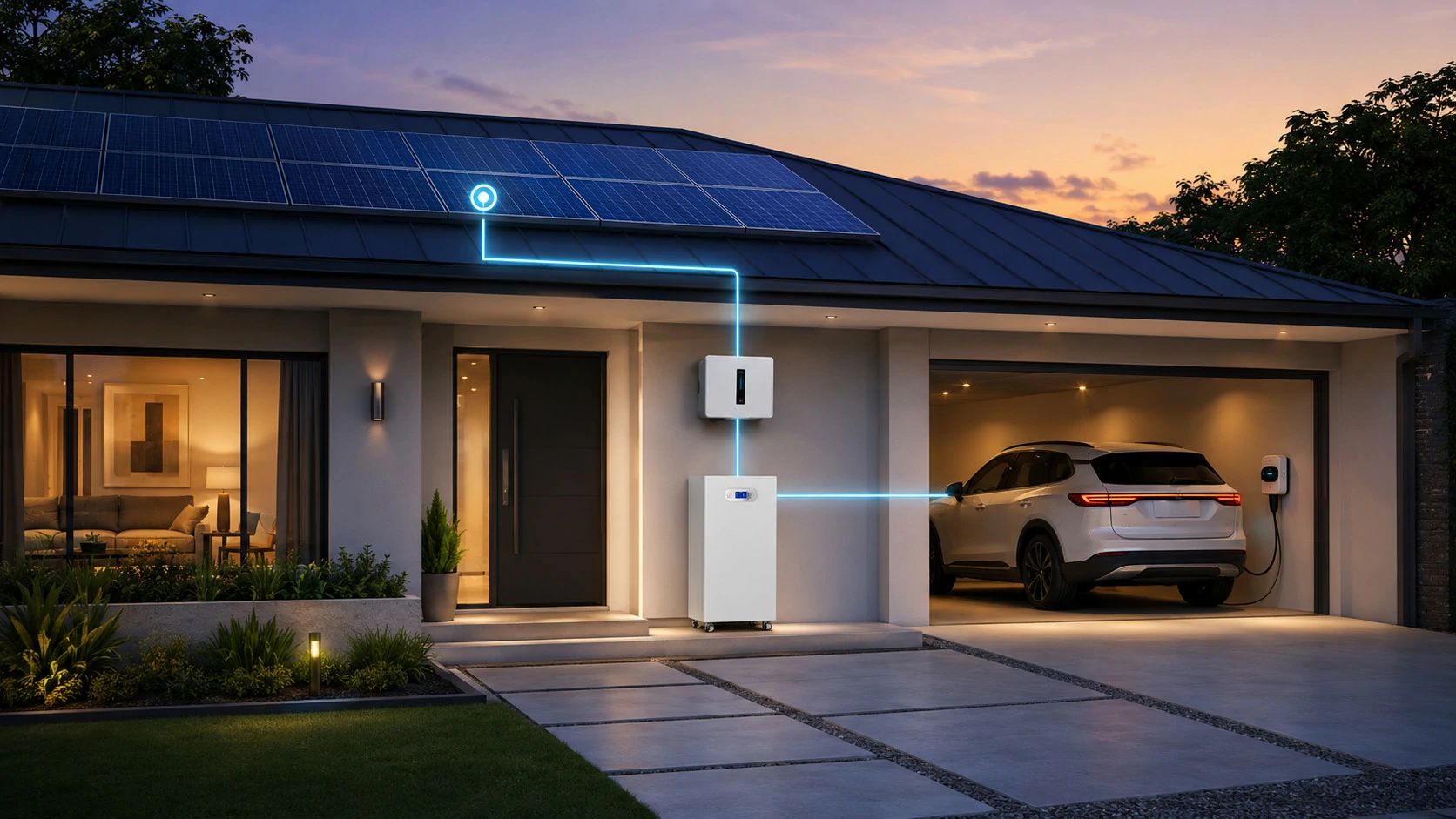 home solar system with battery storage