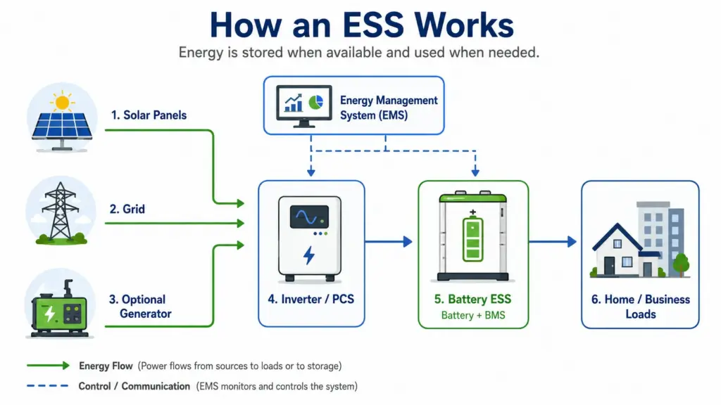 how does an ess work