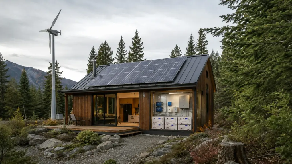 off-grid renewable energy system